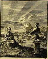 Picture 12 of 40 from Jezus en de ziel : een geestelyke spiegel voor't gemoed, bestaande in veertig aangenaame en stichtelyke zinnebeelden (1714), leaf 52
