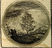 An illustration from Joachimi Camerarii Symbolorum et emblematum, centuriae quatuor .. (1668)