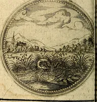 An illustration from Joachimi Camerarii Symbolorum et emblematum, centuriae quatuor .. (1668)