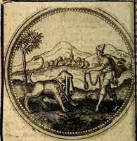 An illustration from Joachimi Camerarii Symbolorum et emblematum, centuriae quatuor .. (1668)