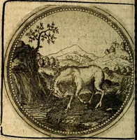 An illustration from Joachimi Camerarii Symbolorum et emblematum, centuriae quatuor .. (1668)