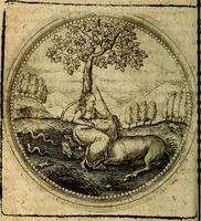 An illustration from Joachimi Camerarii Symbolorum et emblematum, centuriae quatuor .. (1668)