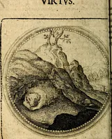 An illustration from Joachimi Camerarii Symbolorum et emblematum, centuriae quatuor .. (1668)
