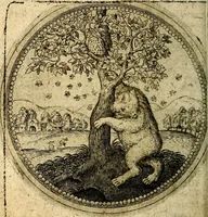 An illustration from Joachimi Camerarii Symbolorum et emblematum, centuriae quatuor .. (1668)
