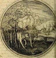 An illustration from Joachimi Camerarii Symbolorum et emblematum, centuriae quatuor .. (1668)