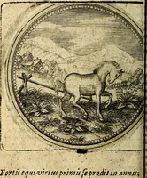 An illustration from Joachimi Camerarii Symbolorum et emblematum, centuriae quatuor .. (1668)
