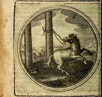 An illustration from Joachimi Camerarii Symbolorum et emblematum, centuriae quatuor .. (1668)