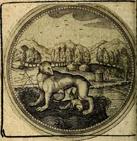 An illustration from Joachimi Camerarii Symbolorum et emblematum, centuriae quatuor .. (1668)