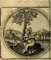 An illustration from Joachimi Camerarii Symbolorum et emblematum, centuriae quatuor .. (1668)