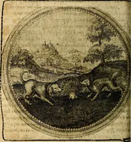 An illustration from Joachimi Camerarii Symbolorum et emblematum, centuriae quatuor .. (1668)
