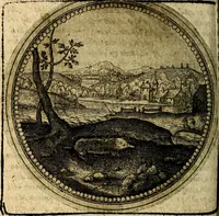 An illustration from Joachimi Camerarii Symbolorum et emblematum, centuriae quatuor .. (1668)