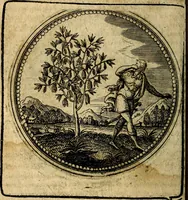 An illustration from Joachimi Camerarii Symbolorum et emblematum, centuriae quatuor .. (1668)