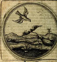 An illustration from Joachimi Camerarii Symbolorum et emblematum, centuriae quatuor .. (1668)