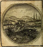 An illustration from Joachimi Camerarii Symbolorum et emblematum, centuriae quatuor .. (1668)