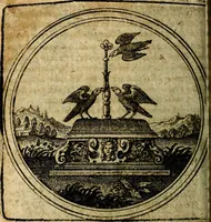An illustration from Joachimi Camerarii Symbolorum et emblematum, centuriae quatuor .. (1668)