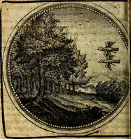 An illustration from Joachimi Camerarii Symbolorum et emblematum, centuriae quatuor .. (1668)