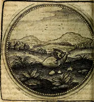 An illustration from Joachimi Camerarii Symbolorum et emblematum, centuriae quatuor .. (1668)