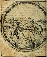 An illustration from Joachimi Camerarii Symbolorum et emblematum, centuriae quatuor .. (1668)