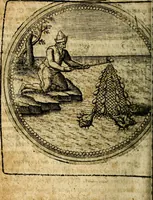 An illustration from Joachimi Camerarii Symbolorum et emblematum, centuriae quatuor .. (1668)
