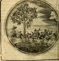 An illustration from Joachimi Camerarii Symbolorum et emblematum, centuriae quatuor .. (1668)