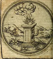 An illustration from Joachimi Camerarii Symbolorum et emblematum, centuriae quatuor .. (1668)