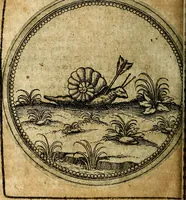 Picture 396 of 398 from Joachimi Camerarii Symbolorum et emblematum, centuriae quatuor .. (1668), leaf 819