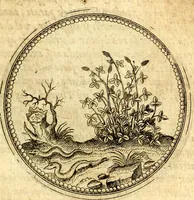 An illustration from Joachimi Camerarii Symbolorvm et emblematvm centvriæ tres. I. Ex herbis & stirpibus. II. Ex animalibus quadrupedibus. III. Ex volatilibus & insectis. Accessit noviter centvria IV. Ex aquatilibus & reptilibus. Cvm figvris æneis (1605)