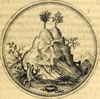 Picture 9 of 302 from Joachimi Camerarii Symbolorvm et emblematvm centvriæ tres. I. Ex herbis & stirpibus. II. Ex animalibus quadrupedibus. III. Ex volatilibus & insectis. Accessit noviter centvria IV. Ex aquatilibus & reptilibus. Cvm figvris æneis (1605), leaf 16