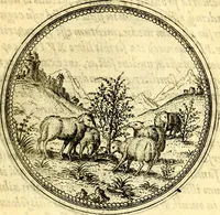 An illustration from Joachimi Camerarii Symbolorvm et emblematvm centvriæ tres. I. Ex herbis & stirpibus. II. Ex animalibus quadrupedibus. III. Ex volatilibus & insectis. Accessit noviter centvria IV. Ex aquatilibus & reptilibus. Cvm figvris æneis (1605)