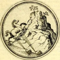 Picture 197 of 302 from Joachimi Camerarii Symbolorvm et emblematvm centvriæ tres. I. Ex herbis & stirpibus. II. Ex animalibus quadrupedibus. III. Ex volatilibus & insectis. Accessit noviter centvria IV. Ex aquatilibus & reptilibus. Cvm figvris æneis (1605), leaf 264