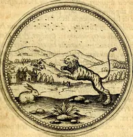 An illustration from Joachimi Camerarii Symbolorvm et emblematvm centvriæ tres. I. Ex herbis & stirpibus. II. Ex animalibus quadrupedibus. III. Ex volatilibus & insectis. Accessit noviter centvria IV. Ex aquatilibus & reptilibus. Cvm figvris æneis (1605)