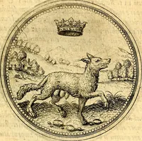An illustration from Joachimi Camerarii Symbolorvm et emblematvm centvriæ tres. I. Ex herbis & stirpibus. II. Ex animalibus quadrupedibus. III. Ex volatilibus & insectis. Accessit noviter centvria IV. Ex aquatilibus & reptilibus. Cvm figvris æneis (1605)