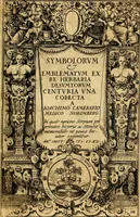 An illustration from Joachimi Camerarii Symbolorvm et emblematvm centvriæ tres. I. Ex herbis & stirpibus. II. Ex animalibus quadrupedibus. III. Ex volatilibus & insectis. Accessit noviter centvria IV. Ex aquatilibus & reptilibus. Cvm figvris æneis (1605)