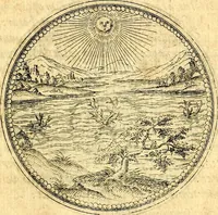 Picture 105 of 591 from Joachimi Camerarii Symbolorvm et emblematvm centvriæ tres. I. Ex herbis & stirpibus. II. Ex animalibus quadrupedibus. III. Ex volatilibus & insectis. Accessit noviter centvria IV. Ex aquatilibus & reptilibus. Cvm figvris æneis (1605), leaf 140