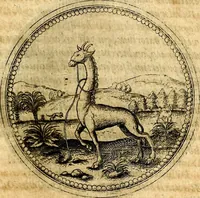 An illustration from Joachimi Camerarii Symbolorvm et emblematvm centvriæ tres. I. Ex herbis & stirpibus. II. Ex animalibus quadrupedibus. III. Ex volatilibus & insectis. Accessit noviter centvria IV. Ex aquatilibus & reptilibus. Cvm figvris æneis (1605)