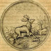 An illustration from Joachimi Camerarii Symbolorvm et emblematvm centvriæ tres. I. Ex herbis & stirpibus. II. Ex animalibus quadrupedibus. III. Ex volatilibus & insectis. Accessit noviter centvria IV. Ex aquatilibus & reptilibus. Cvm figvris æneis (1605)