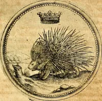An illustration from Joachimi Camerarii Symbolorvm et emblematvm centvriæ tres. I. Ex herbis & stirpibus. II. Ex animalibus quadrupedibus. III. Ex volatilibus & insectis. Accessit noviter centvria IV. Ex aquatilibus & reptilibus. Cvm figvris æneis (1605)