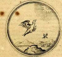 An illustration from Joachimi Camerarii Symbolorvm et emblematvm centvriæ tres. I. Ex herbis & stirpibus. II. Ex animalibus quadrupedibus. III. Ex volatilibus & insectis. Accessit noviter centvria IV. Ex aquatilibus & reptilibus. Cvm figvris æneis (1605)