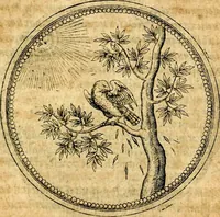 An illustration from Joachimi Camerarii Symbolorvm et emblematvm centvriæ tres. I. Ex herbis & stirpibus. II. Ex animalibus quadrupedibus. III. Ex volatilibus & insectis. Accessit noviter centvria IV. Ex aquatilibus & reptilibus. Cvm figvris æneis (1605)