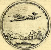An illustration from Joachimi Camerarii Symbolorvm et emblematvm centvriæ tres. I. Ex herbis & stirpibus. II. Ex animalibus quadrupedibus. III. Ex volatilibus & insectis. Accessit noviter centvria IV. Ex aquatilibus & reptilibus. Cvm figvris æneis (1605)