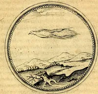 An illustration from Joachimi Camerarii Symbolorvm et emblematvm centvriæ tres. I. Ex herbis & stirpibus. II. Ex animalibus quadrupedibus. III. Ex volatilibus & insectis. Accessit noviter centvria IV. Ex aquatilibus & reptilibus. Cvm figvris æneis (1605)