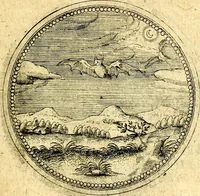 An illustration from Joachimi Camerarii Symbolorvm et emblematvm centvriæ tres. I. Ex herbis & stirpibus. II. Ex animalibus quadrupedibus. III. Ex volatilibus & insectis. Accessit noviter centvria IV. Ex aquatilibus & reptilibus. Cvm figvris æneis (1605)