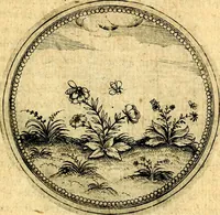 An illustration from Joachimi Camerarii Symbolorvm et emblematvm centvriæ tres. I. Ex herbis & stirpibus. II. Ex animalibus quadrupedibus. III. Ex volatilibus & insectis. Accessit noviter centvria IV. Ex aquatilibus & reptilibus. Cvm figvris æneis (1605)