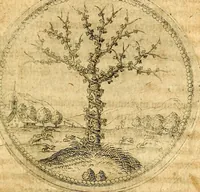 An illustration from Joachimi Camerarii Symbolorvm et emblematvm centvriæ tres. I. Ex herbis & stirpibus. II. Ex animalibus quadrupedibus. III. Ex volatilibus & insectis. Accessit noviter centvria IV. Ex aquatilibus & reptilibus. Cvm figvris æneis (1605)
