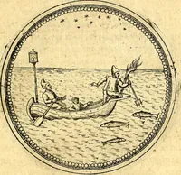 An illustration from Joachimi Camerarii Symbolorvm et emblematvm centvriæ tres. I. Ex herbis & stirpibus. II. Ex animalibus quadrupedibus. III. Ex volatilibus & insectis. Accessit noviter centvria IV. Ex aquatilibus & reptilibus. Cvm figvris æneis (1605)