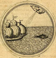 An illustration from Joachimi Camerarii Symbolorvm et emblematvm centvriæ tres. I. Ex herbis & stirpibus. II. Ex animalibus quadrupedibus. III. Ex volatilibus & insectis. Accessit noviter centvria IV. Ex aquatilibus & reptilibus. Cvm figvris æneis (1605)