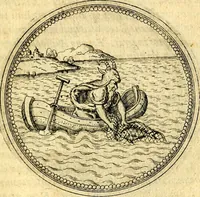 An illustration from Joachimi Camerarii Symbolorvm et emblematvm centvriæ tres. I. Ex herbis & stirpibus. II. Ex animalibus quadrupedibus. III. Ex volatilibus & insectis. Accessit noviter centvria IV. Ex aquatilibus & reptilibus. Cvm figvris æneis (1605)