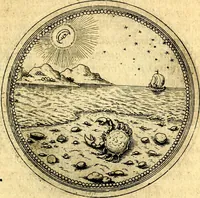 An illustration from Joachimi Camerarii Symbolorvm et emblematvm centvriæ tres. I. Ex herbis & stirpibus. II. Ex animalibus quadrupedibus. III. Ex volatilibus & insectis. Accessit noviter centvria IV. Ex aquatilibus & reptilibus. Cvm figvris æneis (1605)