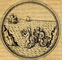 An illustration from Joachimi Camerarii Symbolorvm et emblematvm centvriæ tres. I. Ex herbis & stirpibus. II. Ex animalibus quadrupedibus. III. Ex volatilibus & insectis. Accessit noviter centvria IV. Ex aquatilibus & reptilibus. Cvm figvris æneis (1605)