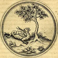 Picture 559 of 591 from Joachimi Camerarii Symbolorvm et emblematvm centvriæ tres. I. Ex herbis & stirpibus. II. Ex animalibus quadrupedibus. III. Ex volatilibus & insectis. Accessit noviter centvria IV. Ex aquatilibus & reptilibus. Cvm figvris æneis (1605), leaf 786